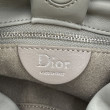 Borsa a tracolla Dior Bow piccola/media con finitura oro Grigio Borsa a tracolla Dior Bow piccola/media con finitura oro Grigio