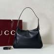 Borse Firmate Replica a tracolla media Gucci Jackie 1961 863136 Nero