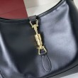 Borse Firmate Replica a tracolla media Gucci Jackie 1961 863136 Nero
