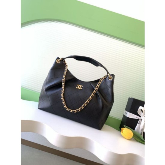 Borsa Chanel 26C Dumpling Hobo AS5978 nera