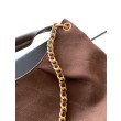 Borsa Chanel 26C Dumpling Hobo AS5978 scamosciata Caffè