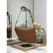 Borse Replica Dior Saddle pelle di vitello liscia marrone