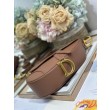 Borse Replica Dior Saddle pelle di vitello liscia marrone