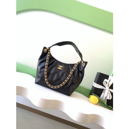 Borsa hobo Chanel 26C Hippie AS5970 nera