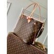 Borsa LV M28407 Neverfull Inside Out MM marrone