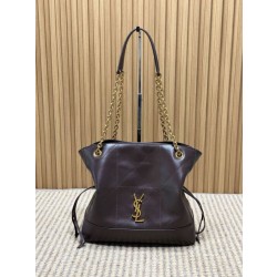 Borsa Replica 1:1 tote piccola/grande YSL Saint Laurent Jamie Shopping caffè