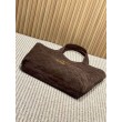Borse Imitazioni tote YSL Saint Laurent Icare scamosciata marrone