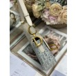 Borse Dior Saddle tela jacquard Dior Oblique blu