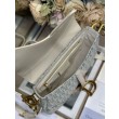 Borse Dior Saddle tela jacquard Dior Oblique blu
