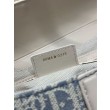 Borse Dior Saddle tela jacquard Dior Oblique blu