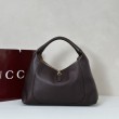 Gucci 837466 Borsa a tracolla maxi Softbit Marrone scuro