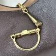 Gucci 837466 Borsa a tracolla maxi Softbit Marrone scuro