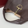 Gucci 837466 Borsa a tracolla maxi Softbit Marrone scuro