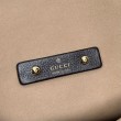Gucci 837466 Borsa a tracolla maxi Softbit Marrone scuro
