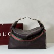 Gucci 864485 Brera borsa a tracolla grande da uomo Caffè