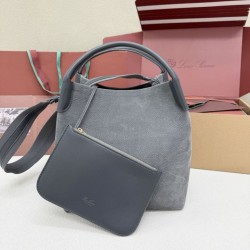 Replica Borsa a secchiello Loro Piana Bale piccola/media Imitazioni Replica qualità specchio Borsa a secchiello Loro Piana Bale piccola/media