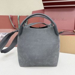 Replica qualità specchio Borsa a secchiello Loro Piana Bale piccola/media