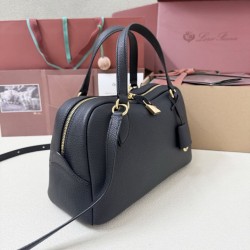 Replica Borsa Needle Loro Piana piccolo/media Nero Imitazioni Replica qualità specchio Borsa Needle Loro Piana piccolo/media Nero