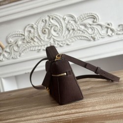 Replica Borsa a tracolla con manico superiore Loro Piana Extra Bag 23 Marrone scuro Imitazioni Replica qualità specchio Borsa a tracolla con manico superiore Loro Piana Extra Bag 23 Marrone scuro