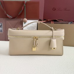Replica qualità specchio Borsa Loro Piana Extra Clutch L29 Albicocca