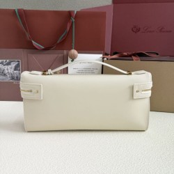 Replica Borsa 1:1 Loro Piana Extra Clutch L29 Bianco Imitazioni Replica qualità specchio Borsa 1:1 Loro Piana Extra Clutch L29 Bianco