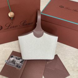 Replica Perfetta a cestino Loro Piana Bobbin Marrone