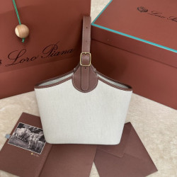Replica Perfetta a cestino Loro Piana Bobbin Marrone