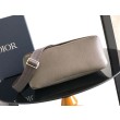 Borse Firmate Replica a tracolla Dior Privé Messenger Uomo con patta Grigia 