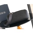 Borsa a tracolla Dior Privé Messenger Uomo con patta nera