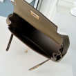 Borsa a tracolla Hermes Kelly Messenger grigia