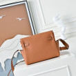 Borsa a tracolla Hermes Kelly Messenger marrone