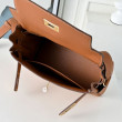 Borsa a tracolla Hermes Kelly Messenger marrone
