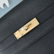 Borsa a tracolla Hermes Kelly Messenger nera