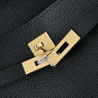 Borsa a tracolla Hermes Kelly Messenger nera