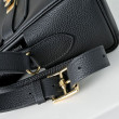 Borsa a tracolla Hermes Kelly Messenger nera