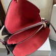 Borsa Celine Trio Flap morbida pelle di agnello bordeaux