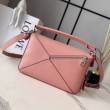 Borsa Loewe Mini Featherlight Puzzle Cipria