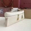 Borsa Replica 1:1 Loro Piana Extra Clutch L29 Bianco