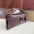 Borsa Loro Piana Extra Clutch L29 Borgogna