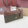 Replica Perfetta Loro Piana Extra Clutch L29 Caramello Salvia