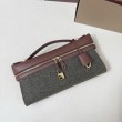Replica Perfetta Loro Piana Extra Clutch L29 Caramello Salvia