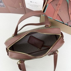 Borsa Replica 1:1 Needle Loro Piana piccolo/media Caramel Sage