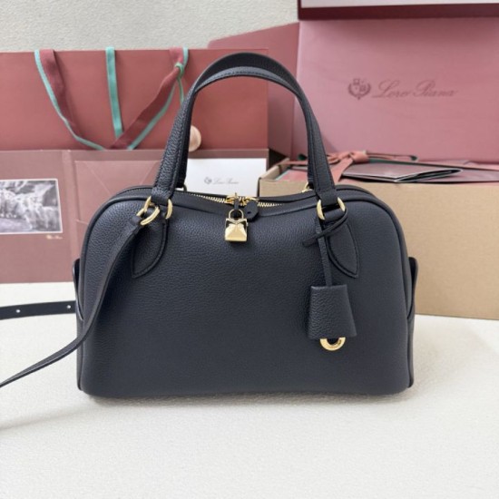 Borsa Needle Loro Piana piccolo/media Nero
