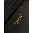 Borsa shopping Tote Chanel Deauville AS6007 tela righe bianca/nero Borsa shopping Tote Chanel Deauville AS6007 tela righe bianca/nero