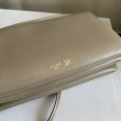 Borse Celine Trio Flap morbida pelle di agnello grigia
