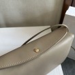 Borse Celine Trio Flap morbida pelle di agnello grigia