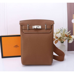 Zaino Hermès Hac &agrave; Dos marrone