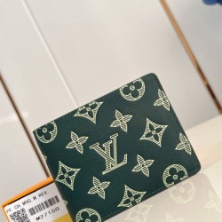 Replica qualità specchio Alta gamma replica imitazione Portafoglio multiplo Louis Vuitton M27150 verde