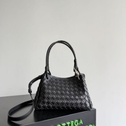 Replica qualità specchio Borse  Bottega Veneta Parachute intrecciato nero