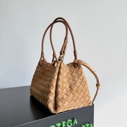 Replica Borse Firmate Bottega Veneta Parachute intrecciato marrone Imitazioni Replica qualità specchio Borse Firmate Bottega Veneta Parachute intrecciato marrone